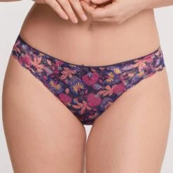 Slip Marine Imprimé Luccia Swing -Lingerie Divine Boutique BL02459 9BA WEB 1