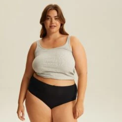 Culotte Très Haute One Size Noire JUST ONE COTON -Lingerie Divine Boutique BL04601 030 WEB 3