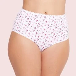 Panty Blanc Best Cotton Print 8 Panty Blanc Best Cotton Print -Lingerie Divine Boutique BL05221 9A0 WEB 1
