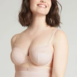 Soutien-gorge Emboîtant Avec Armatures Beige Rosé Just Perfect -Lingerie Divine Boutique BL14464 048 WEB 1