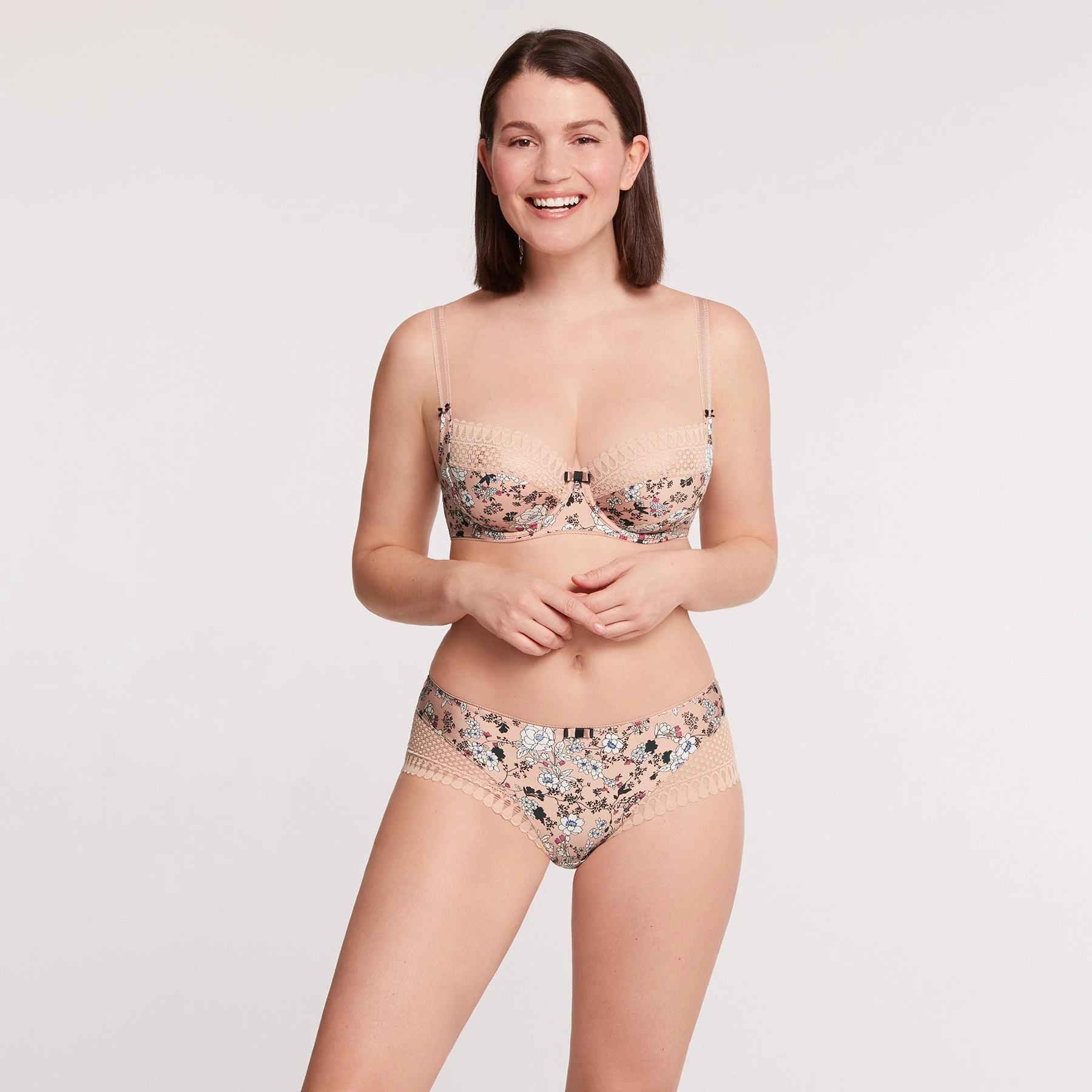 Soutien-gorge Emboîtant Avec Armatures Beige Imprime Marbella 6 Soutien-gorge Emboîtant Avec Armatures Beige Imprime Marbella – Image 4