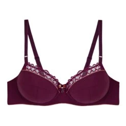 Soutien-gorge Emboîtant Avec Armatures Cassis Sydney Pure