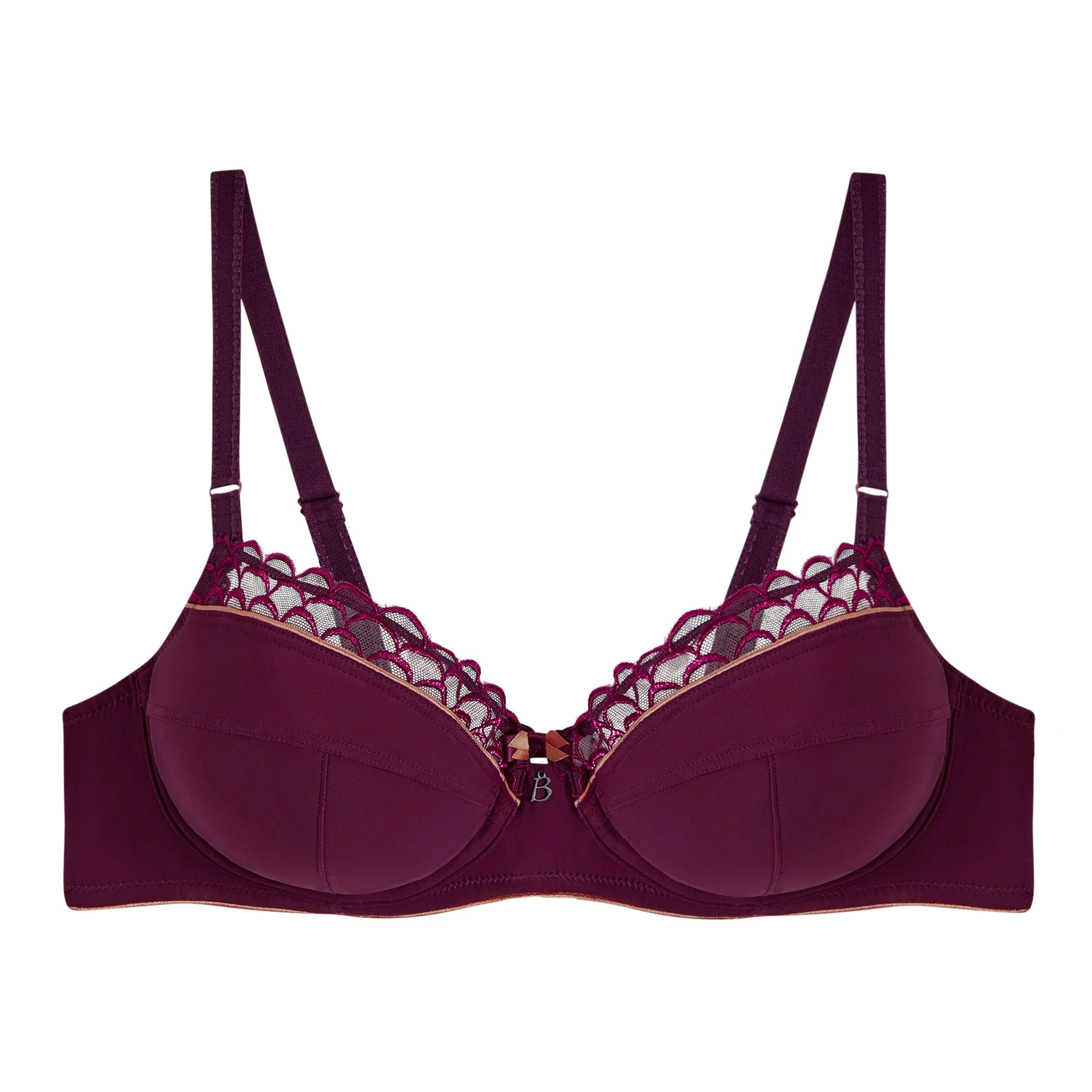 Soutien-gorge Emboîtant Avec Armatures Cassis Sydney Pure 3 Soutien-gorge Emboîtant Avec Armatures Cassis Sydney Pure